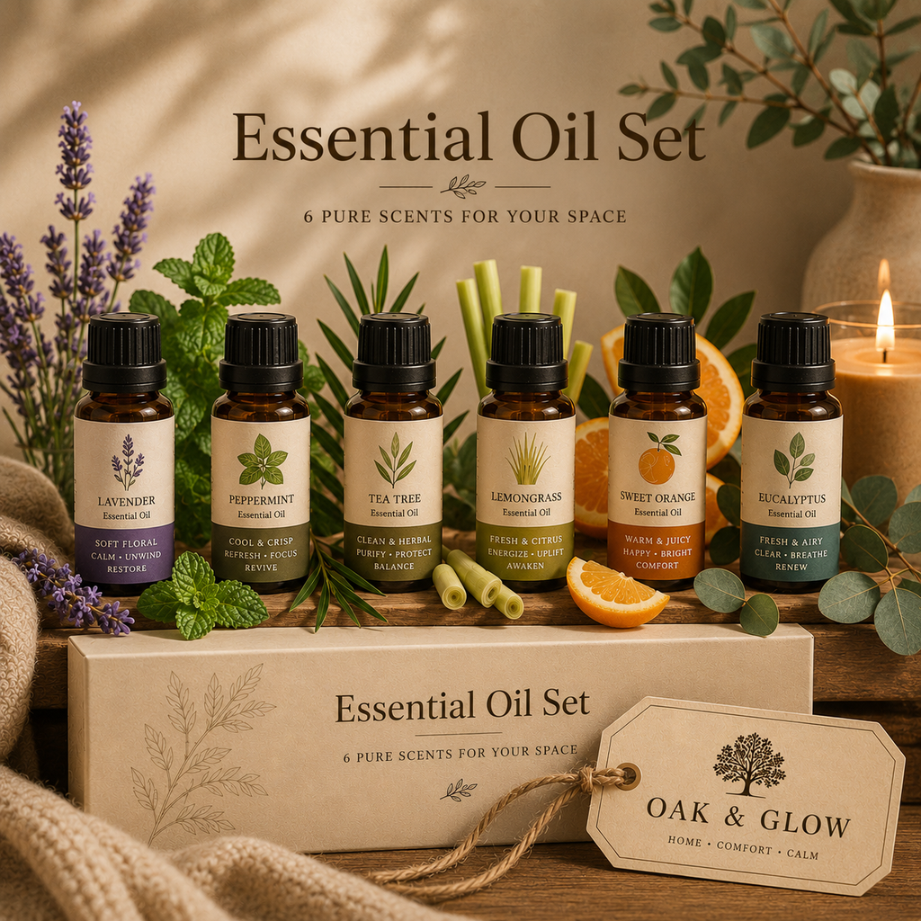 Oak & Glow Essential Oil Collection