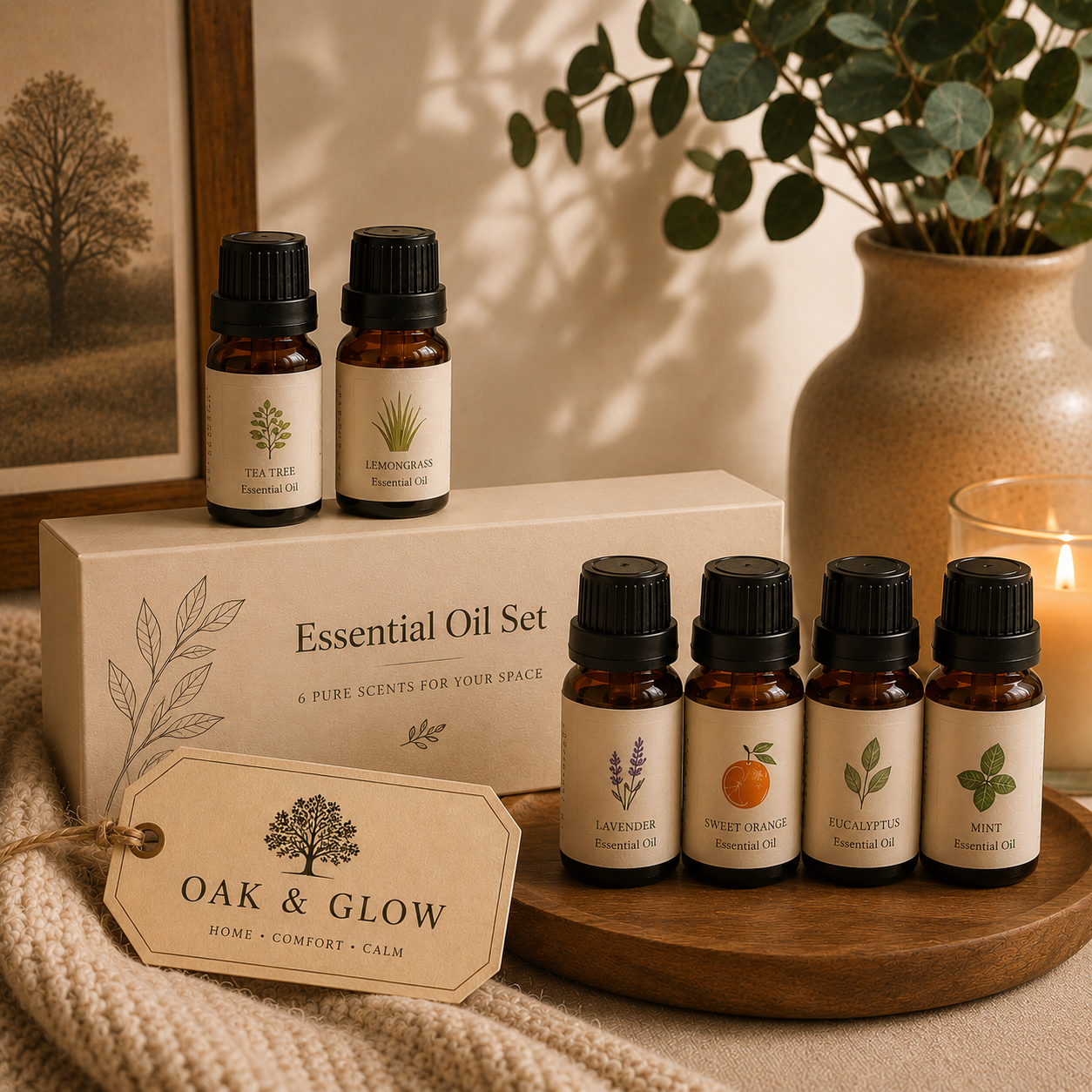 Oak & Glow Essential Oil Collection